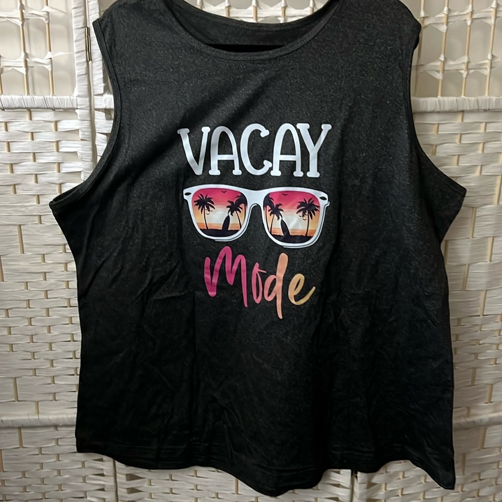 NEW Vaca Mode Sleeves less Top S / 3X